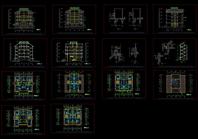 五層住宅建筑施工圖