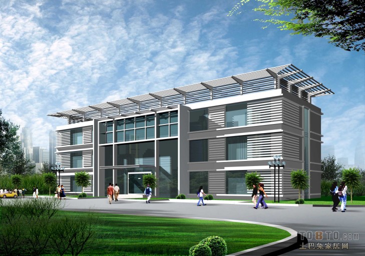 辦公樓設計建筑物圖片 &ndash; 設計本裝修效果圖